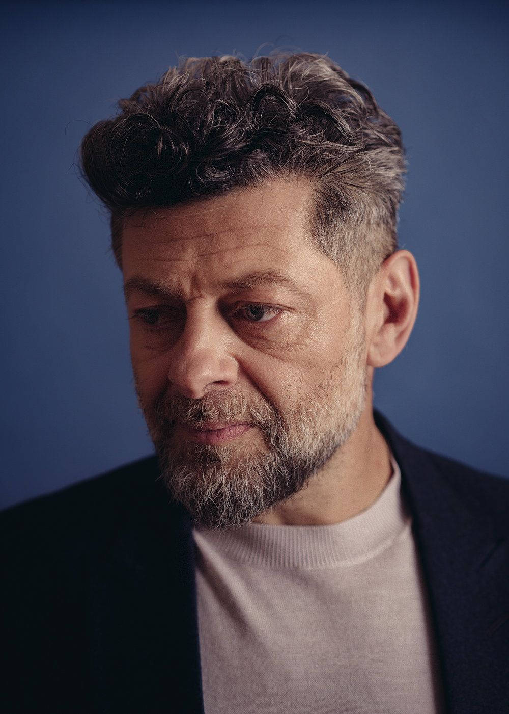 Andy Serkis Looking Down Background