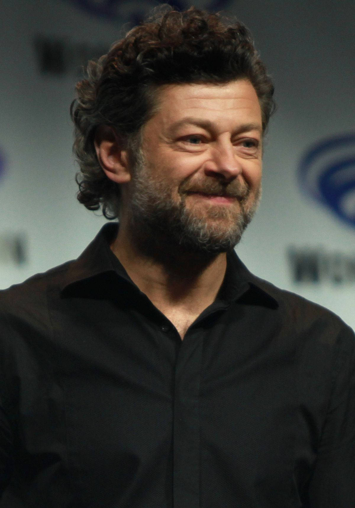 Andy Serkis With Rugged Hair Background