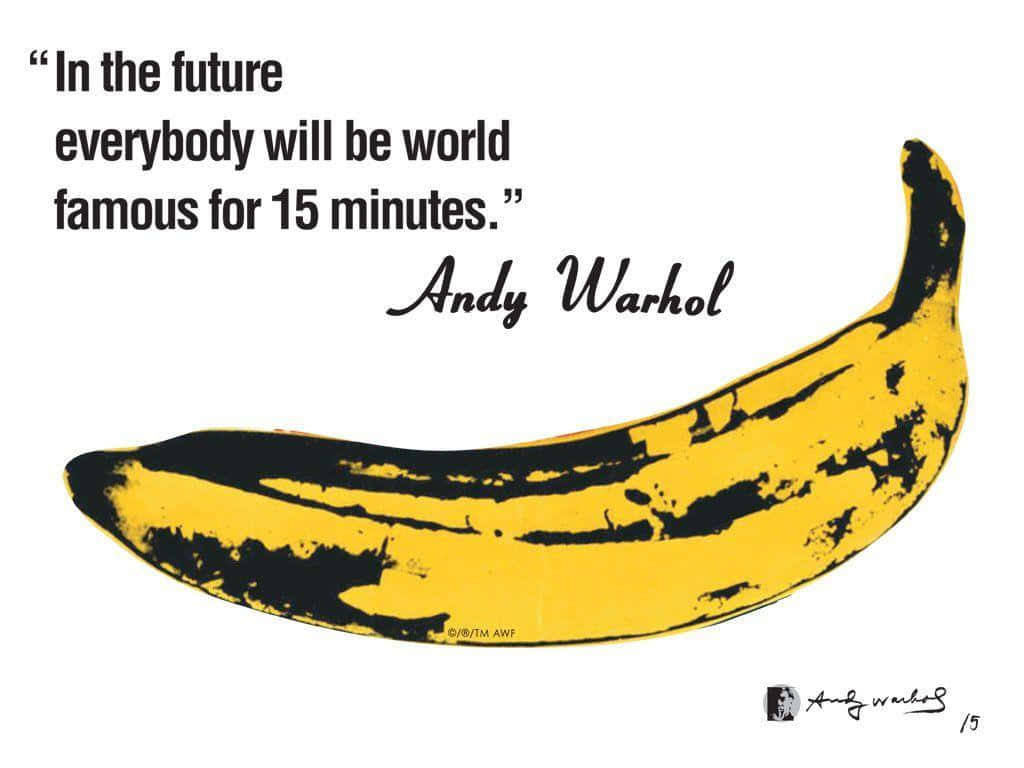 Andy Warhol Banana Quotes Background