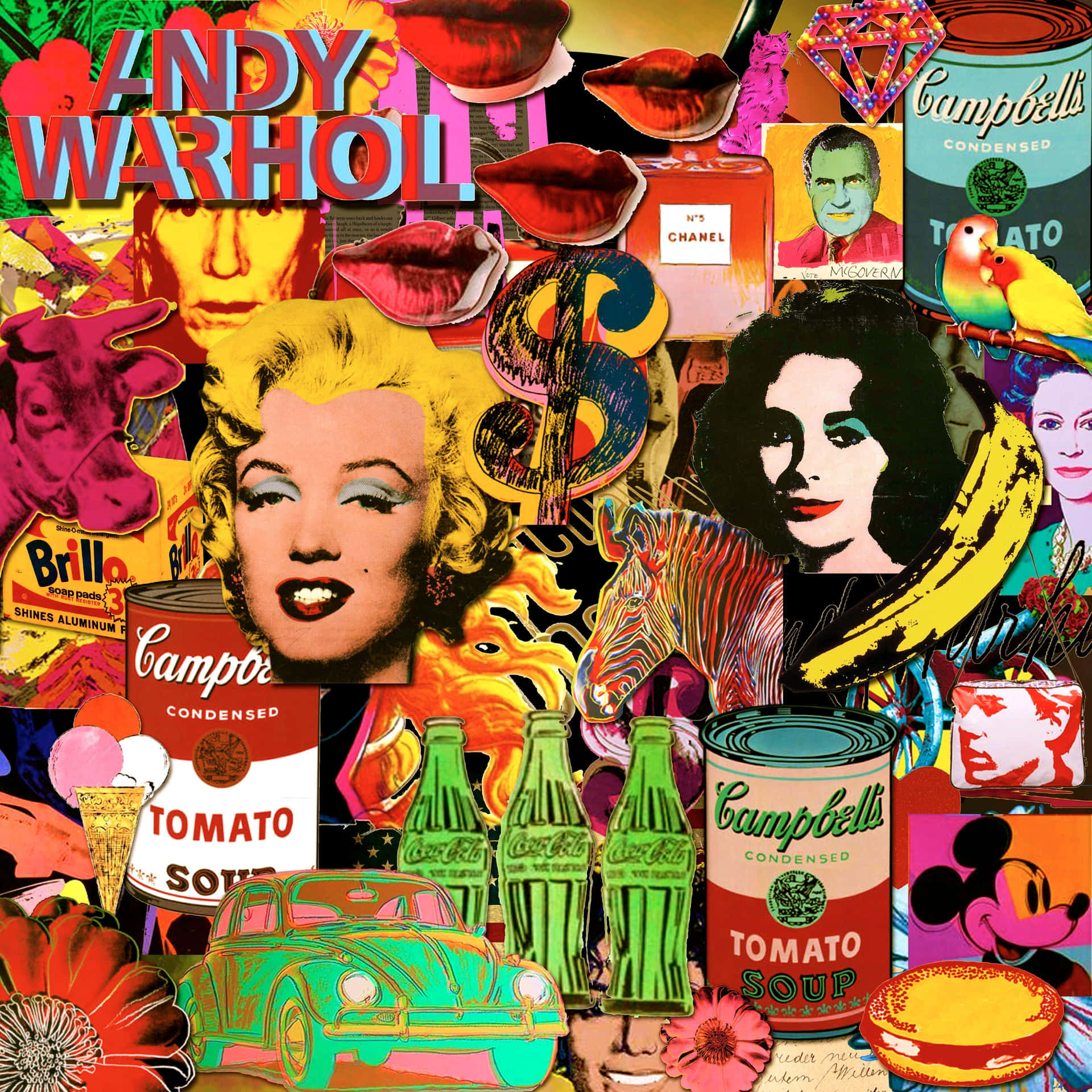 Andy Warhol Collage