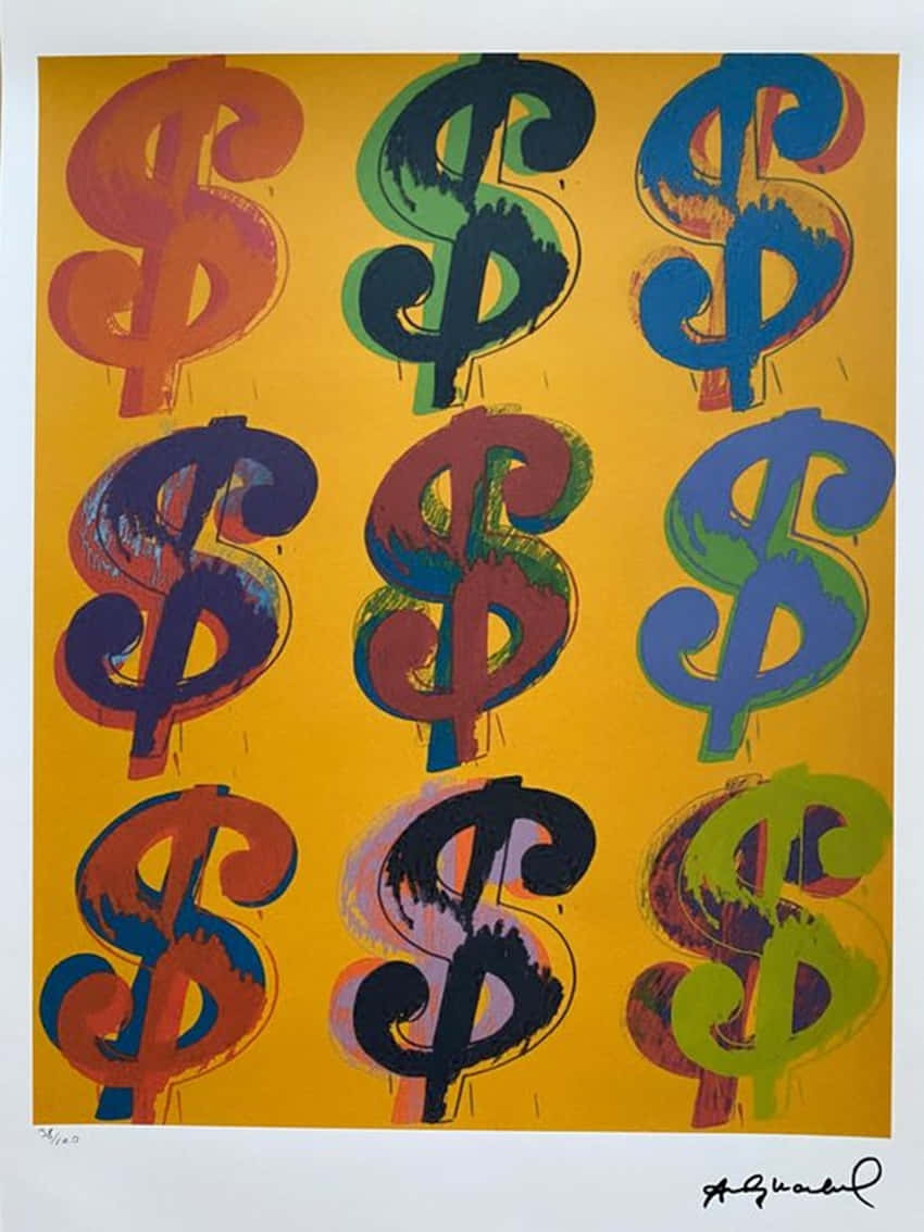 Andy Warhol Dollar Sign