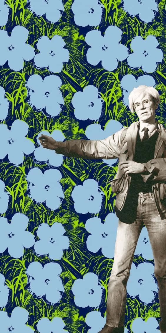 Andy Warhol Flower Background