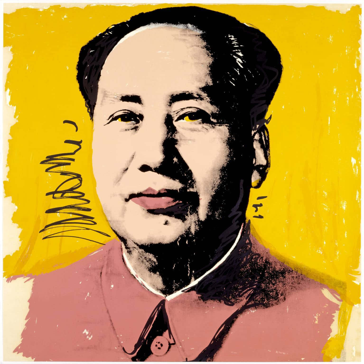 Andy Warhol Mao Background