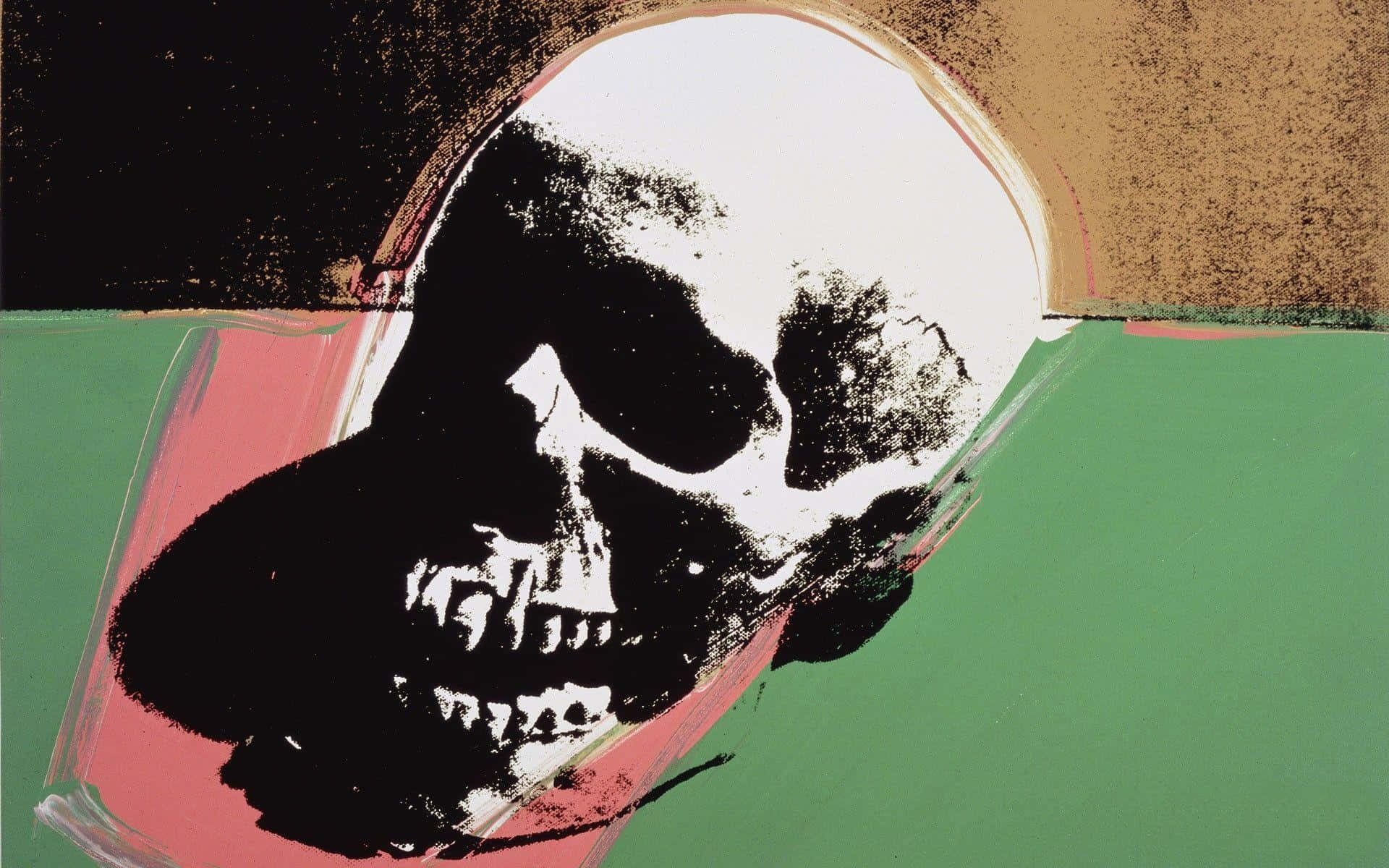 Andy Warhol Skull Background