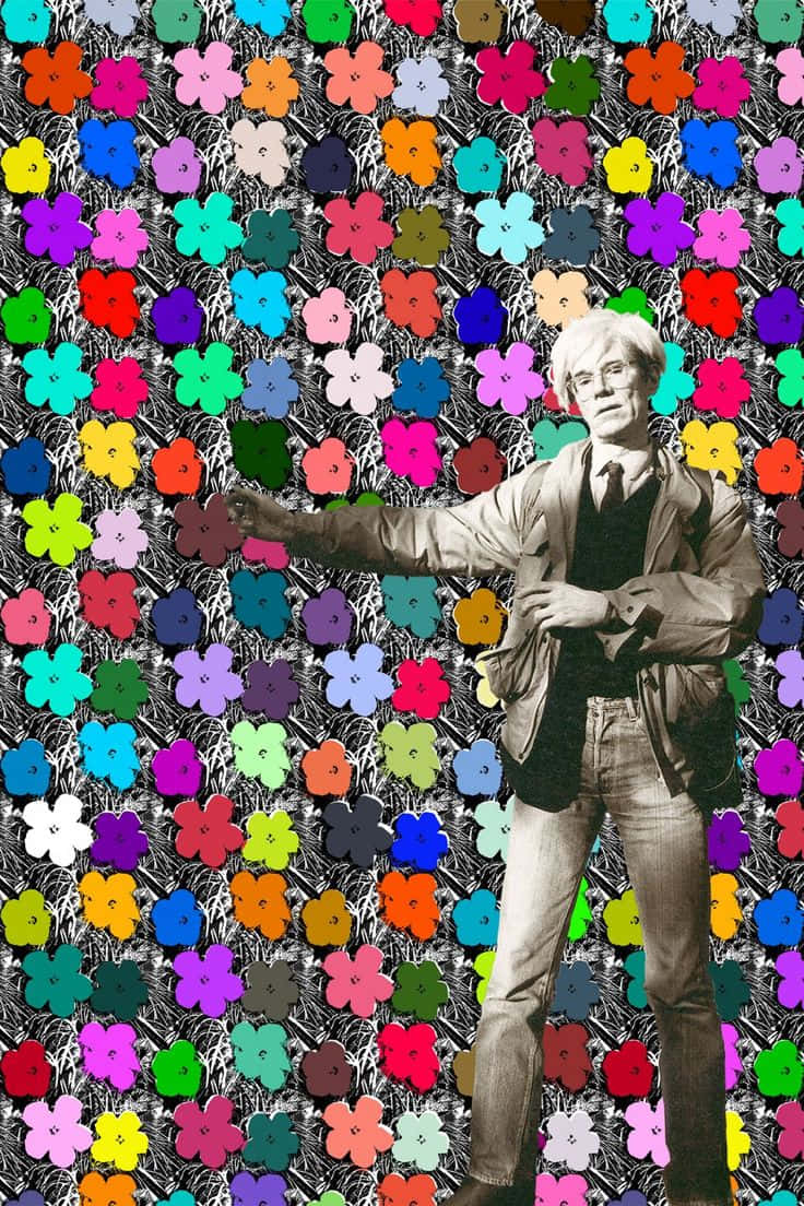 Andy Warhol With Flowers