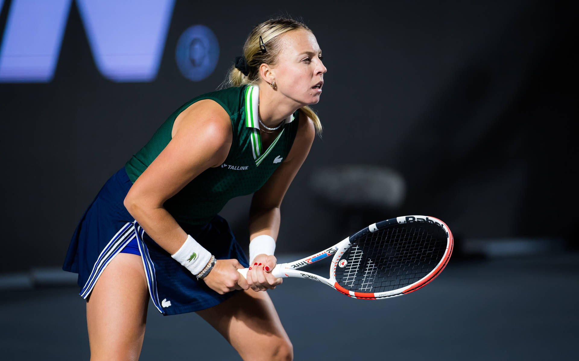 Anett Kontaveit In Action