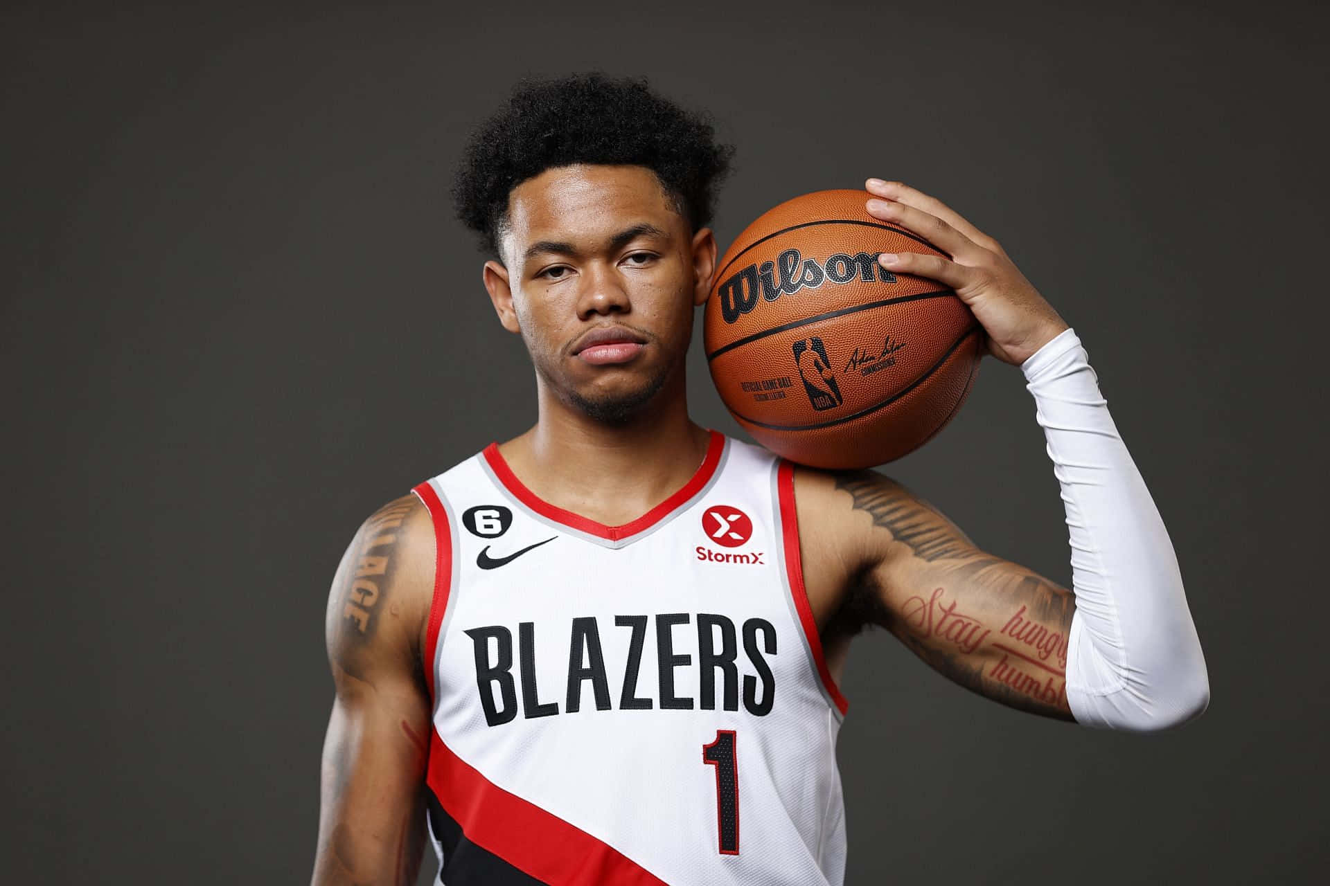 Anfernee Simons Portland Trail Blazers Guard Background