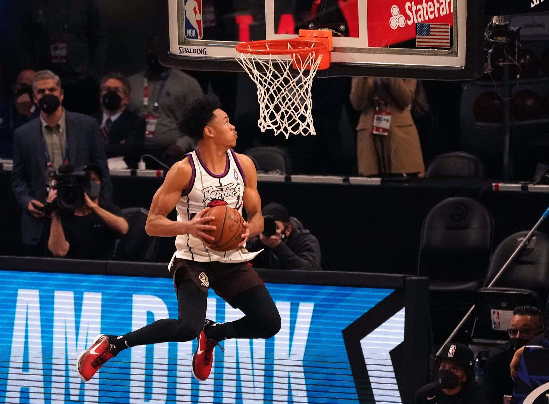 Anfernee Simons Slam Dunk Contest Background