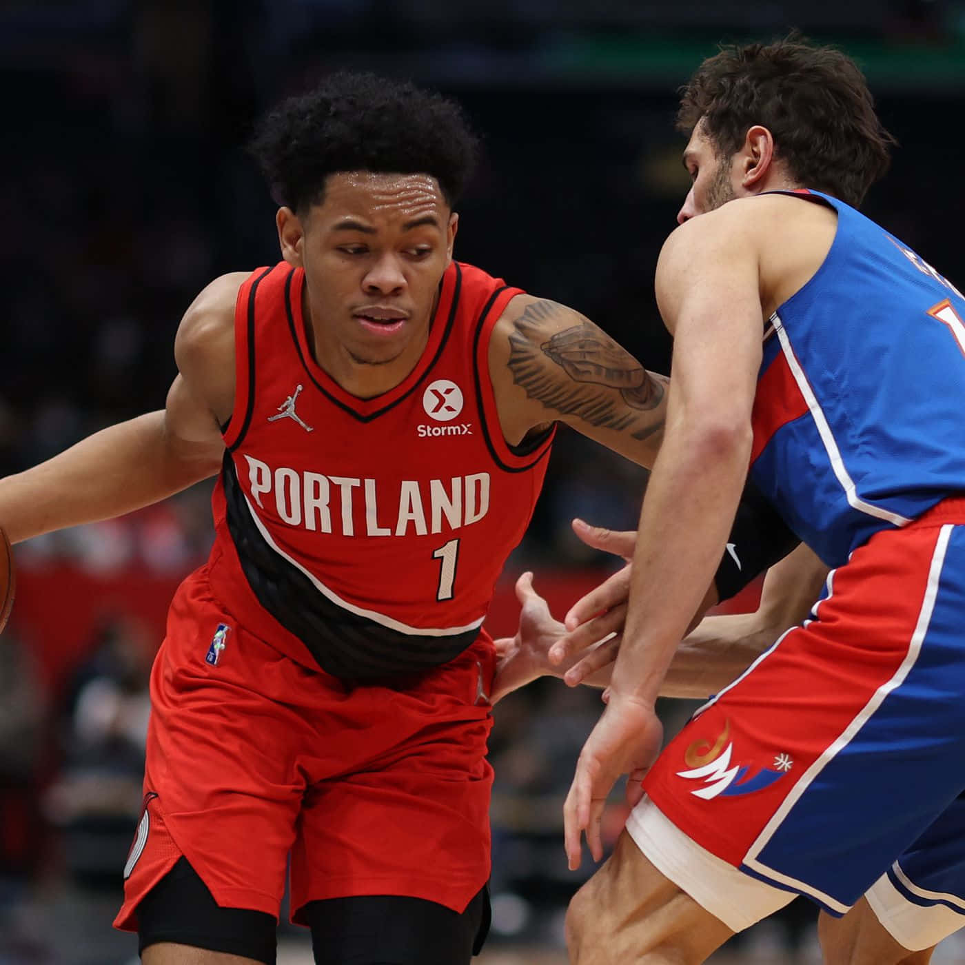 Anfernee Simons Up Against Wizards Player Background