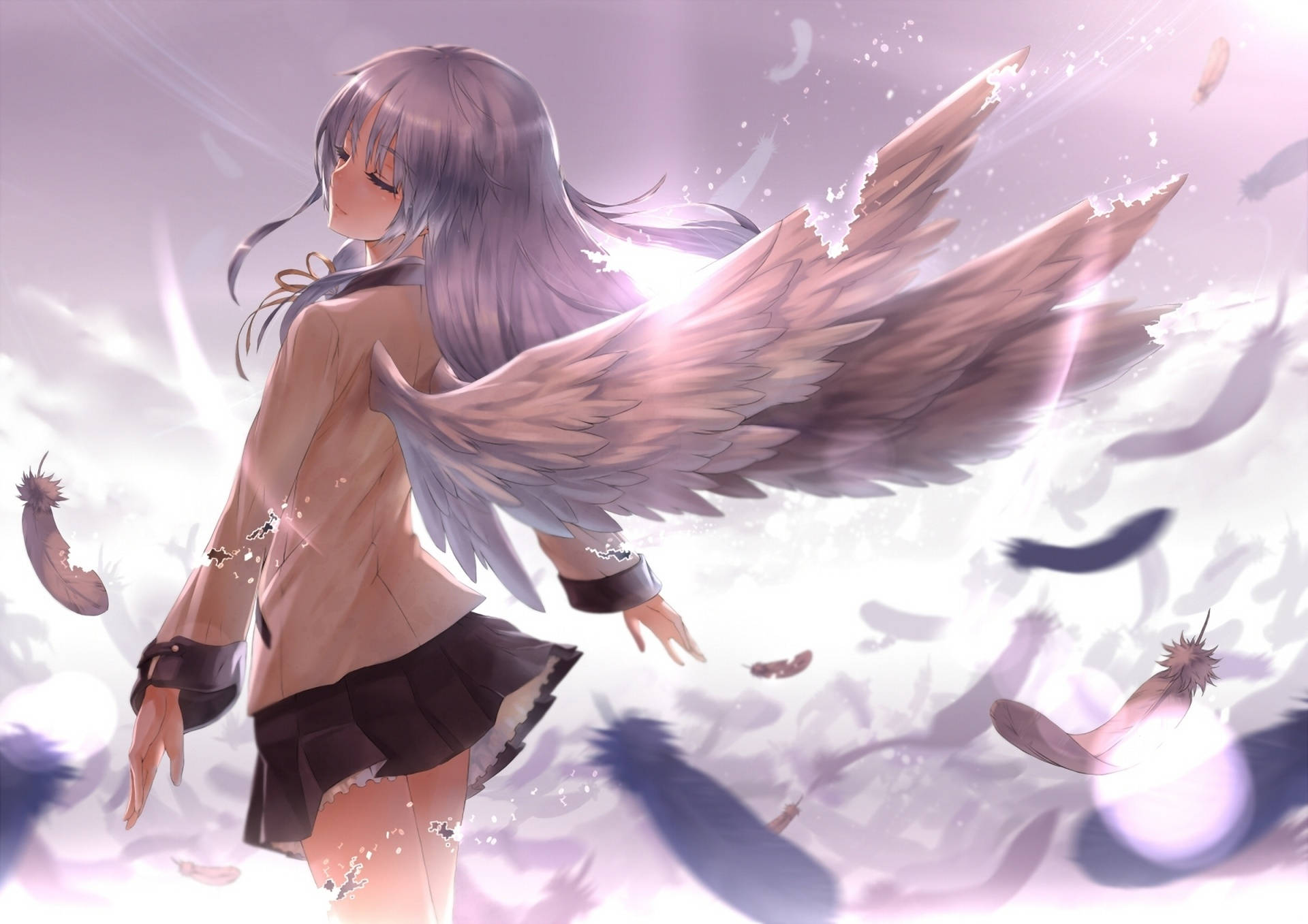 Angel Beats Fantasy Angel Background