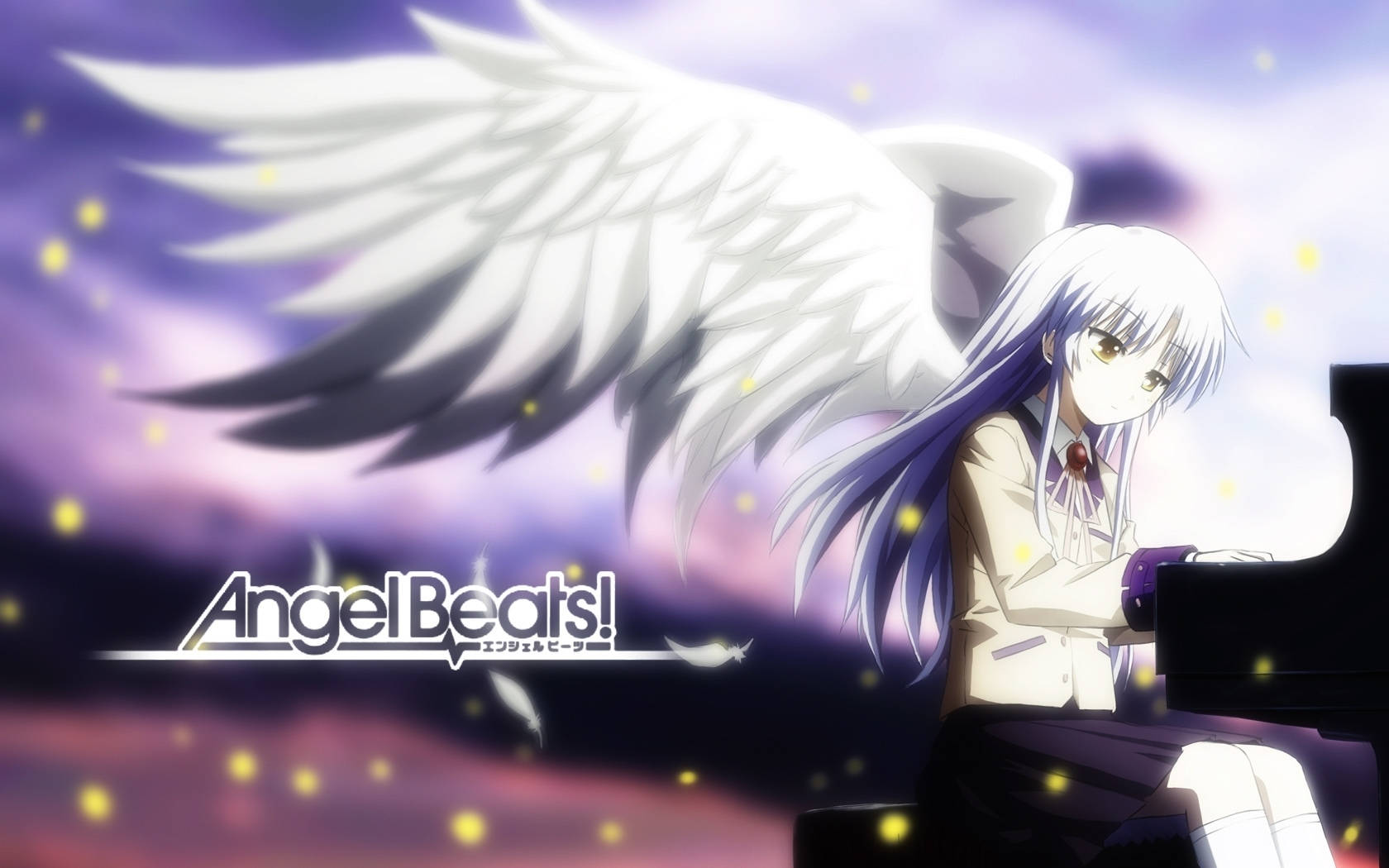 Angel Beats Open Wings Background