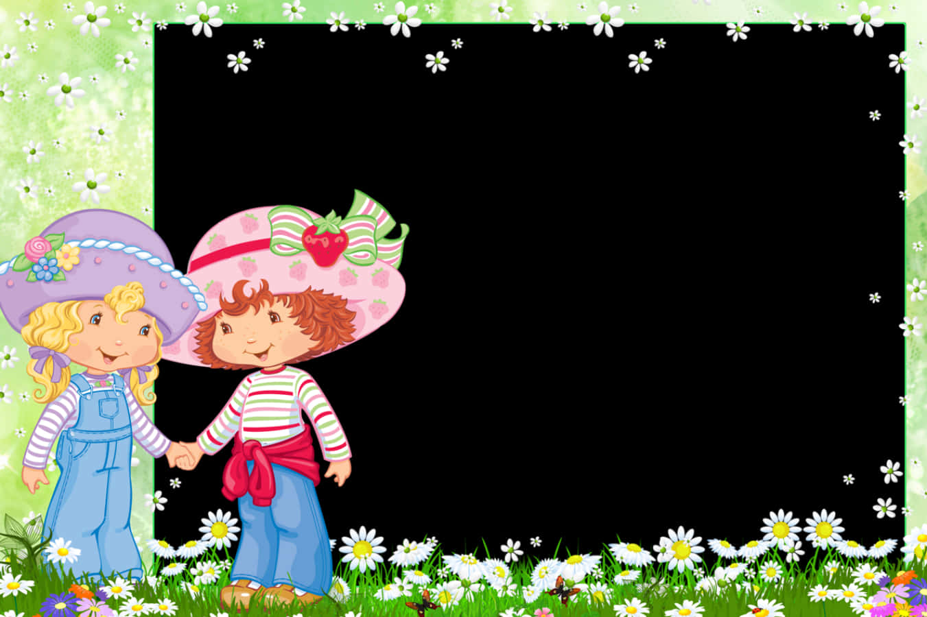 Angel Cake And Strawberry Shortcake Background