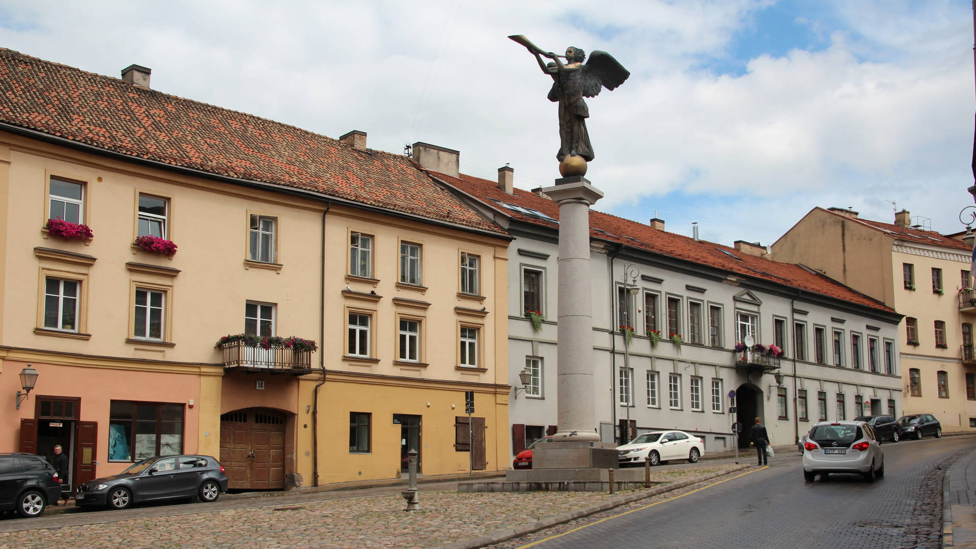 Angel Of Užupis Vilnius Background