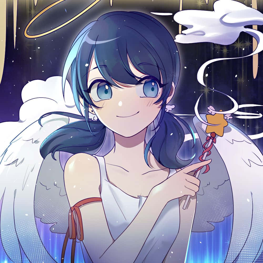 Angel Winged Anime Character Background