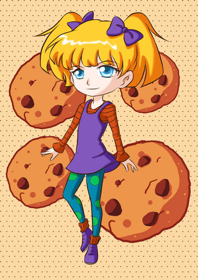 Angelica Pickles Cookies Art Background