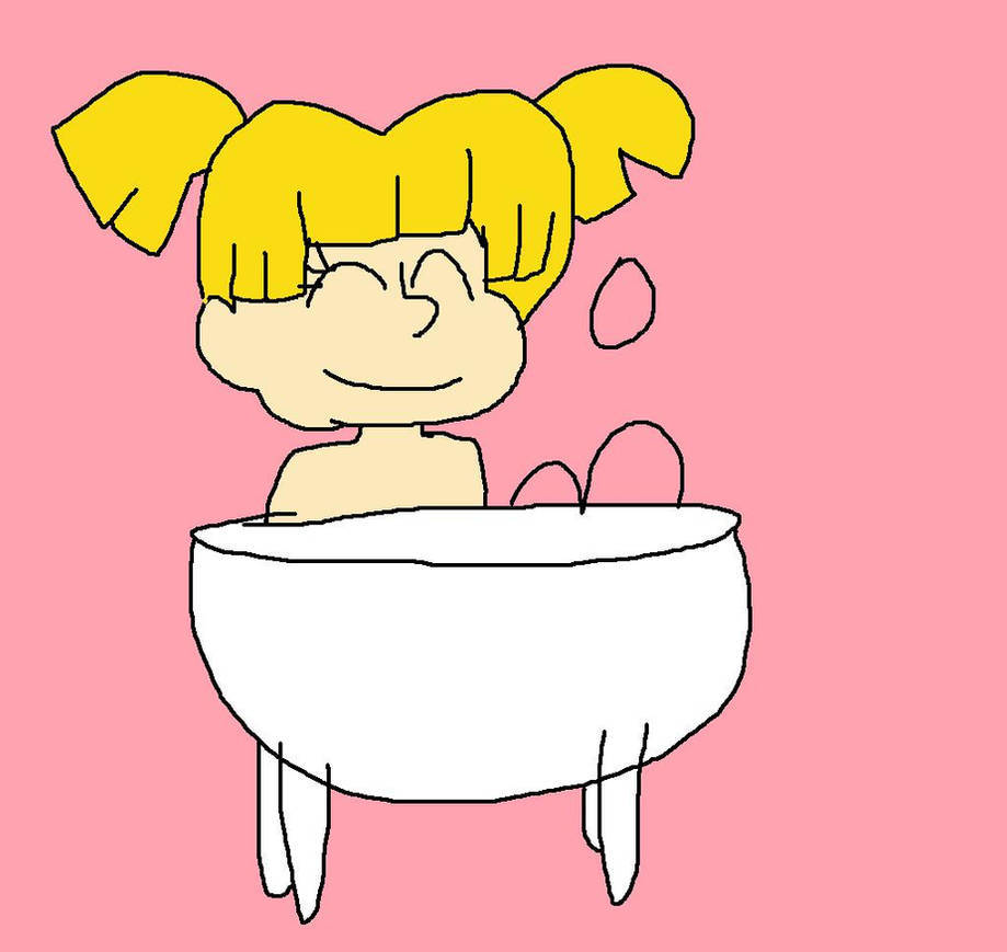 Angelica Pickles Pink Cartoon Background