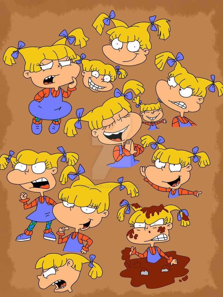 Angelica Pickles Reactions Brow Art Background