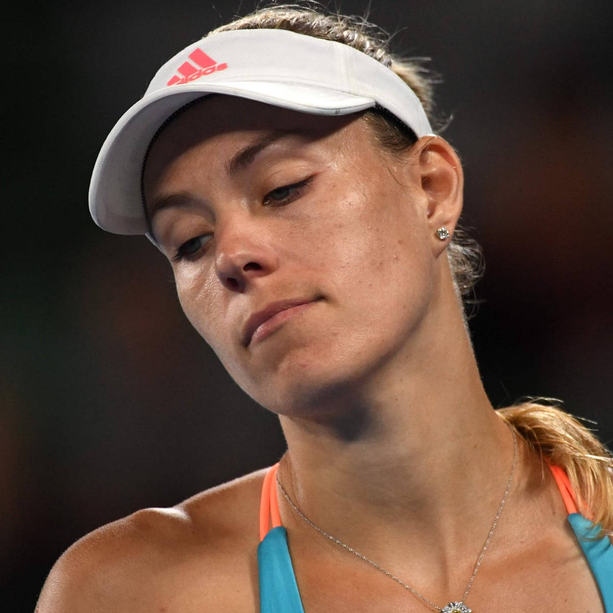 Angelique Kerber Serious Look Background