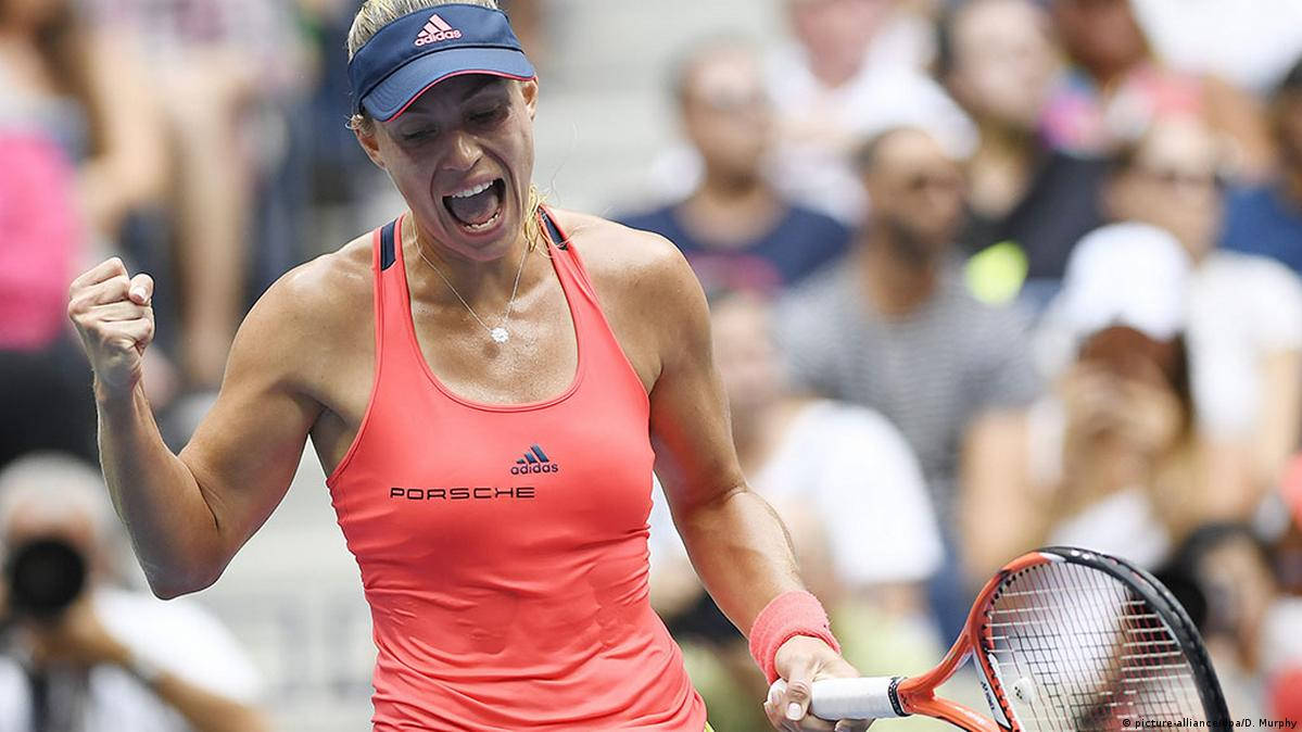 Angelique Kerber Winning Moment Background