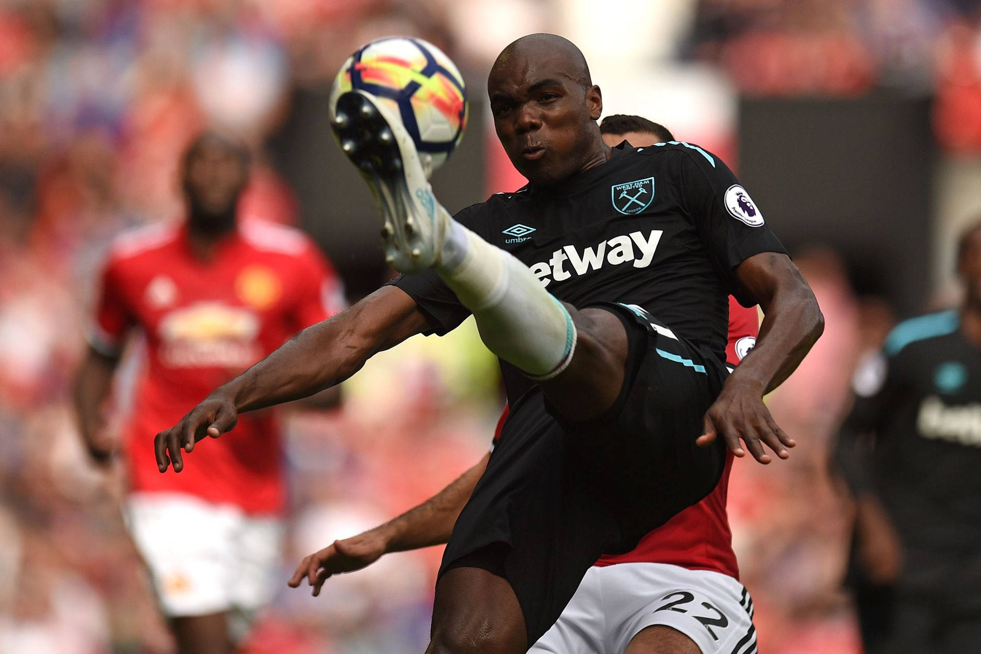 Angelo Ogbonna Defensive Action West Ham Background