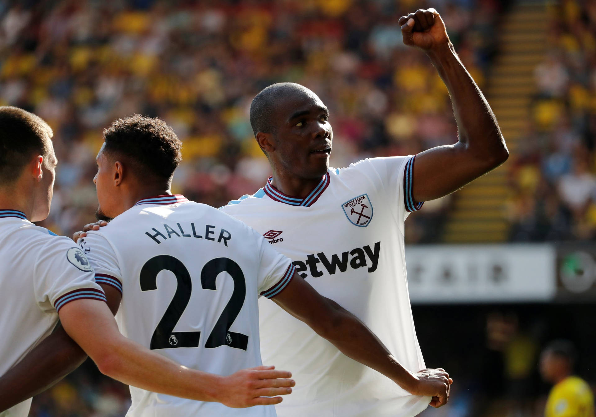 Angelo Ogbonna In Action On Field Background