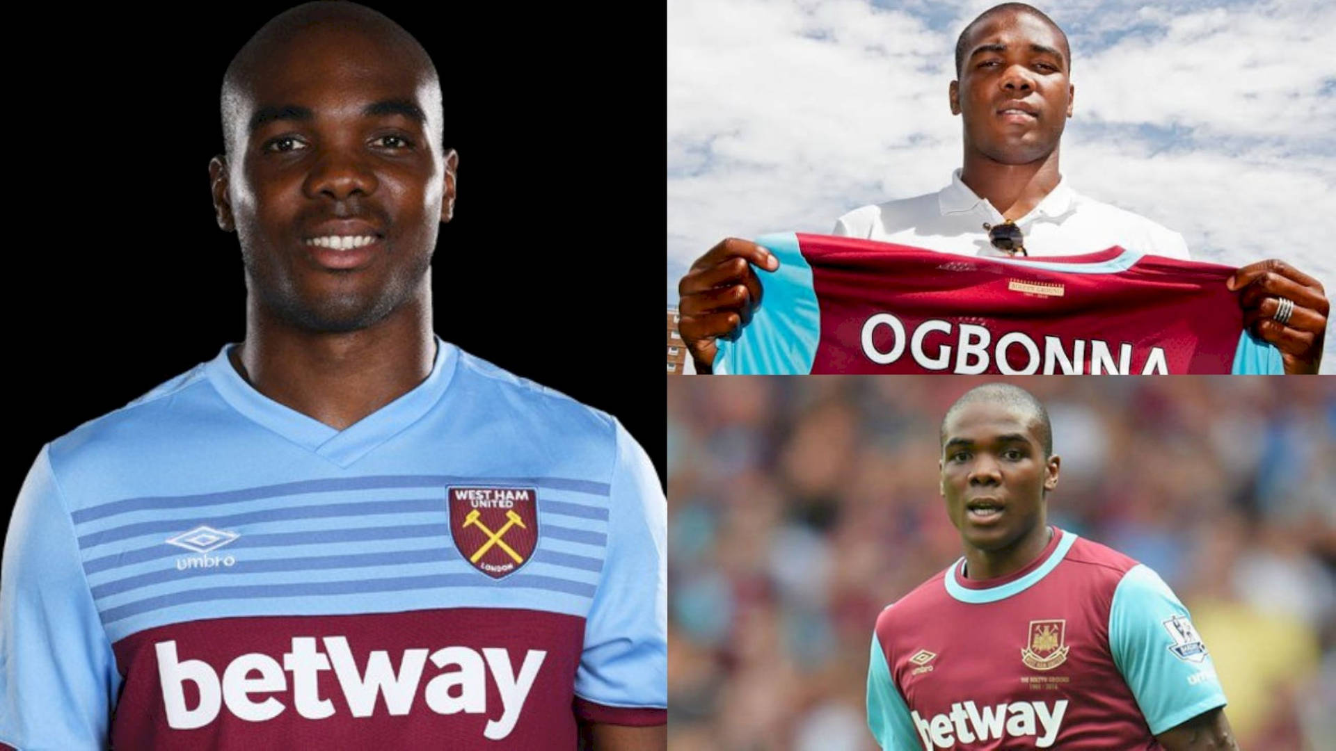 Angelo Ogbonna West Ham United Collage Background