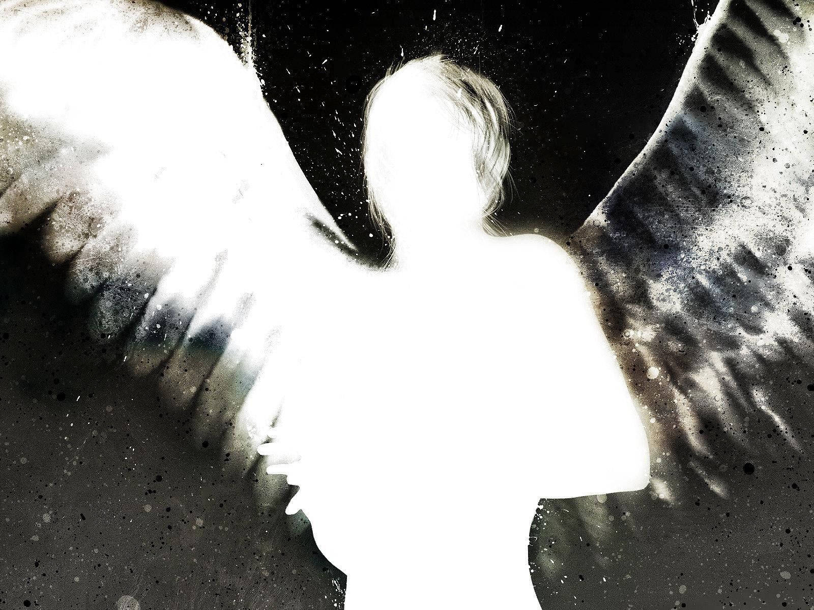 Angels In Heaven Wings Unseen Face Background