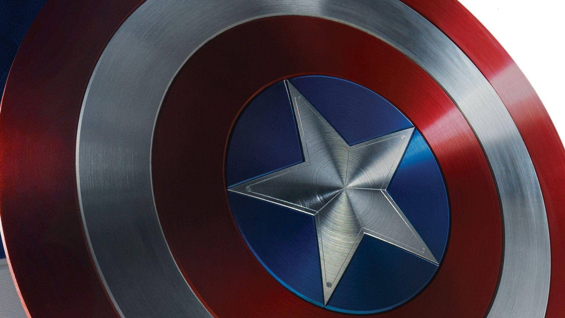 Angled Captain America Shield Background