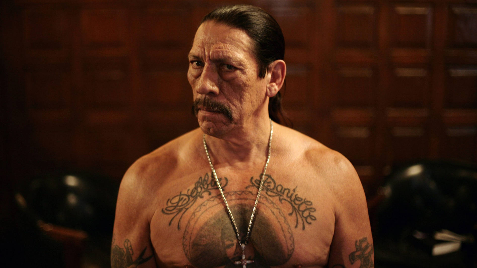 Angry And Topless Danny Trejo