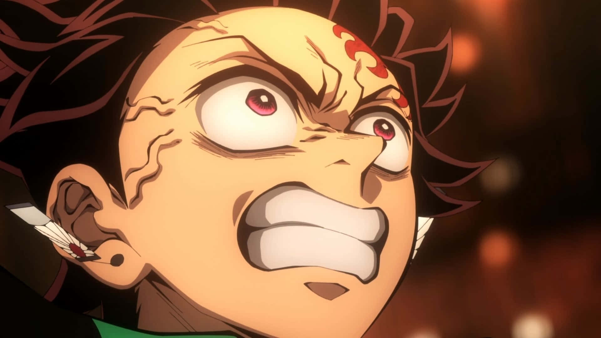 Angry Anime Character Fury Background