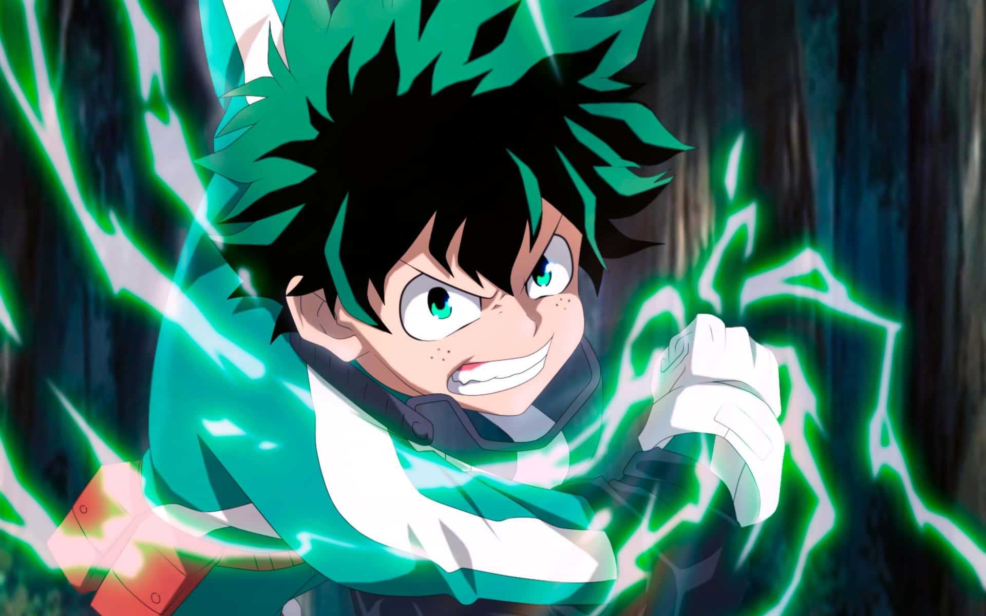 Angry Anime Character Power Up Background