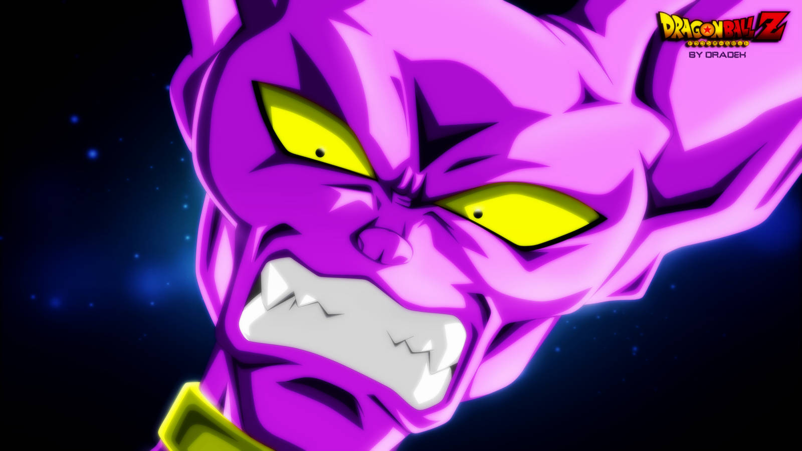 Angry Beerus Close-up Background