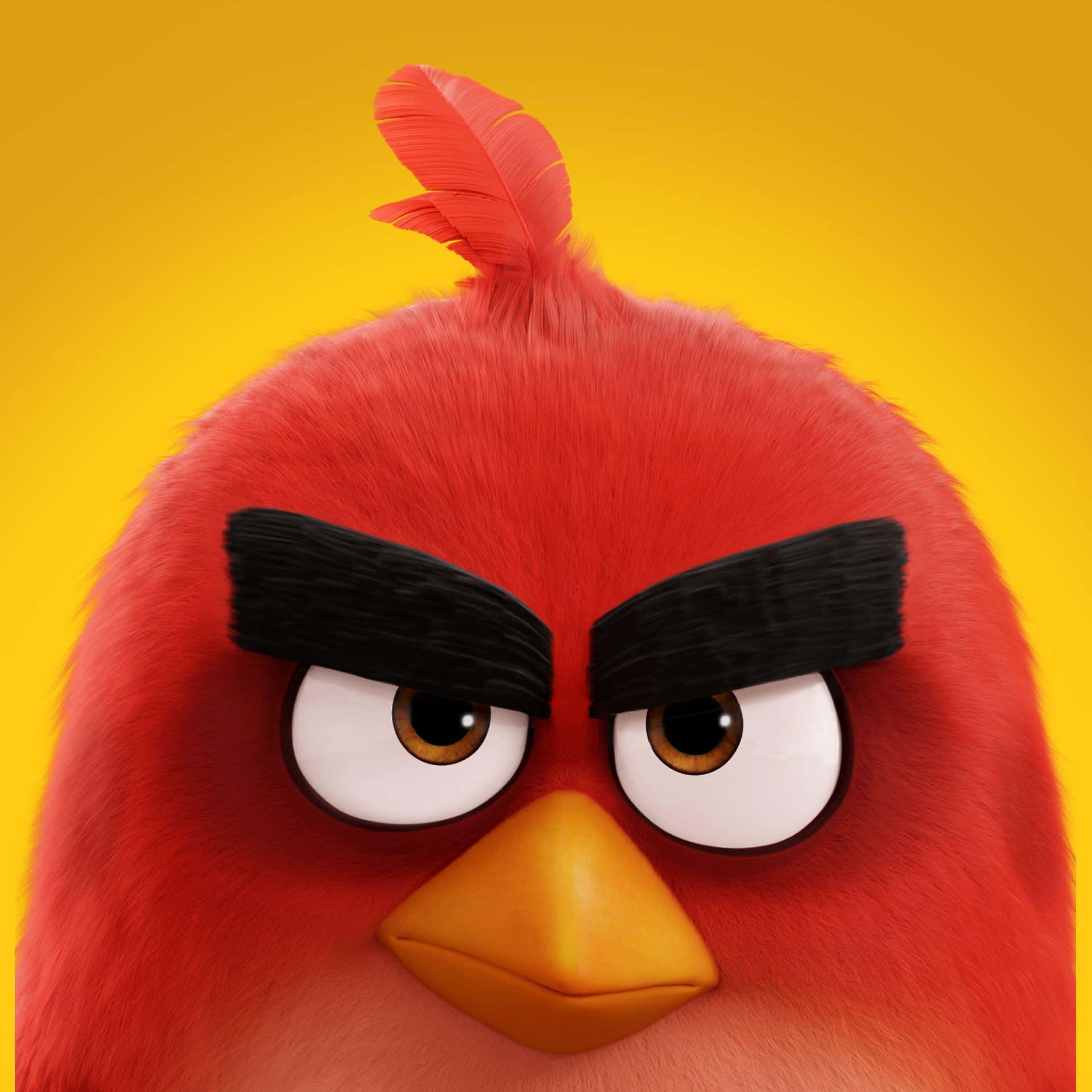 Angry Bird Red Character Portrait