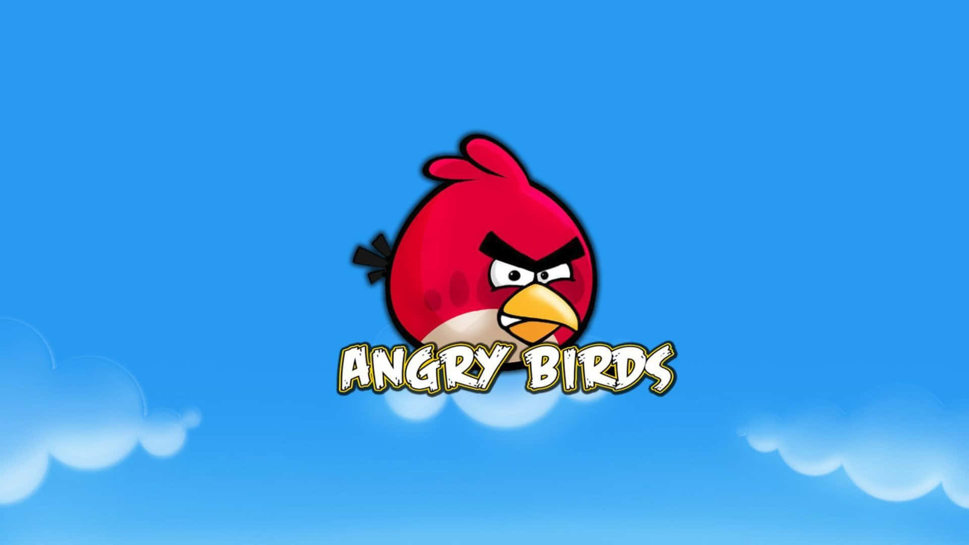 Angry Birds Red Bird Logo Background