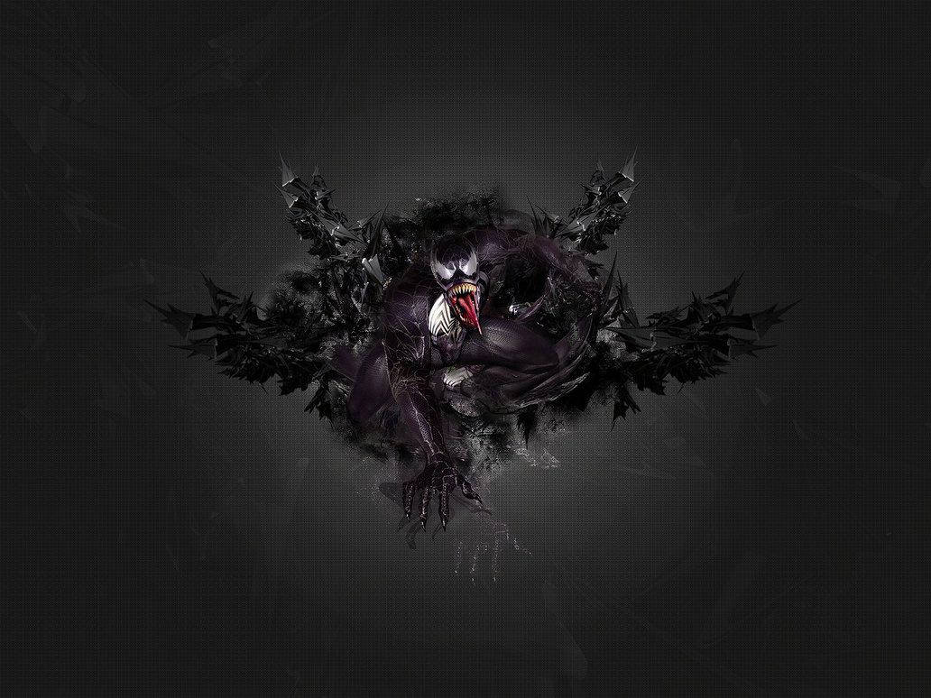 Angry Black Venom Background