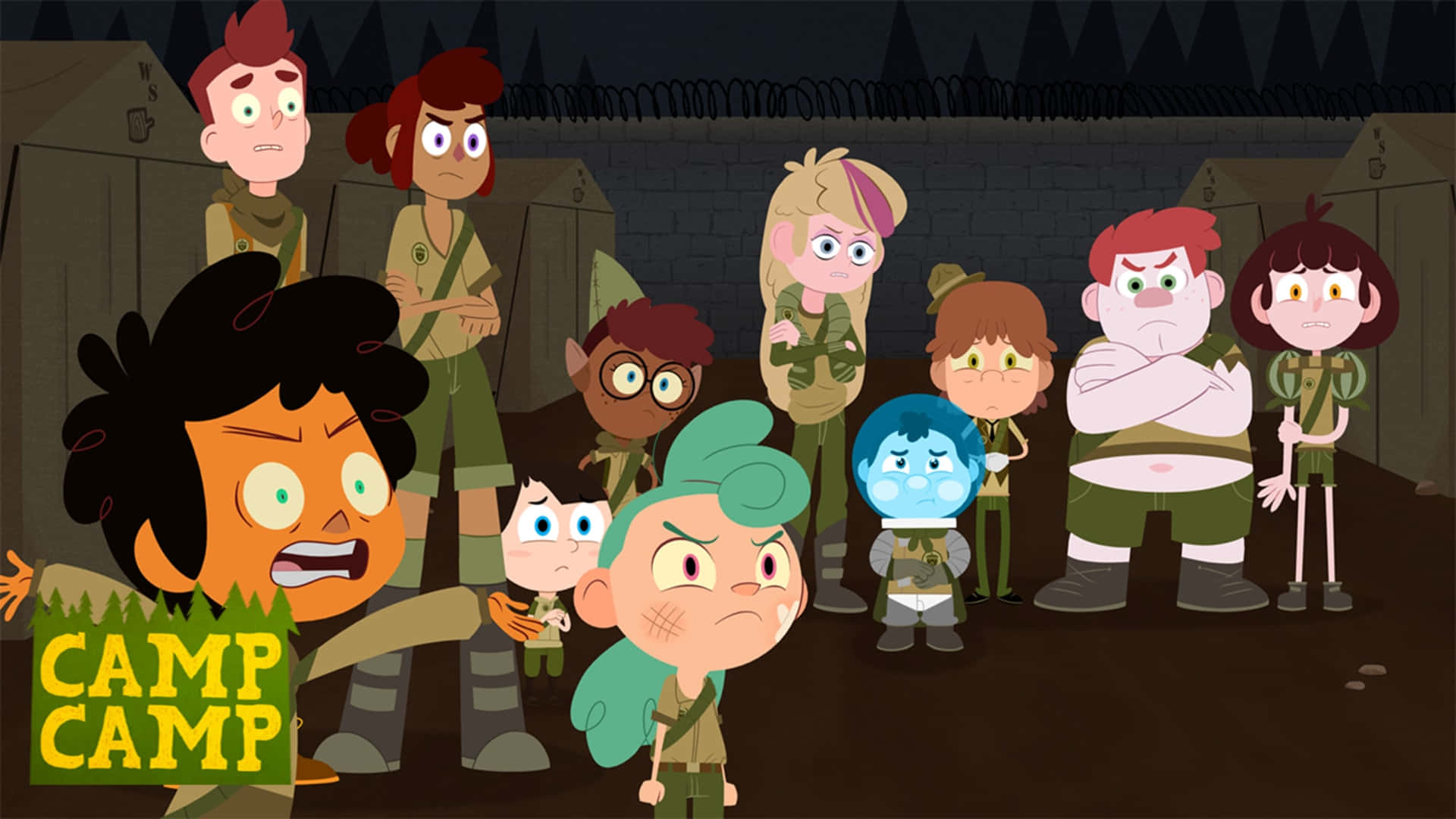 Angry Camp Camp Kids Background