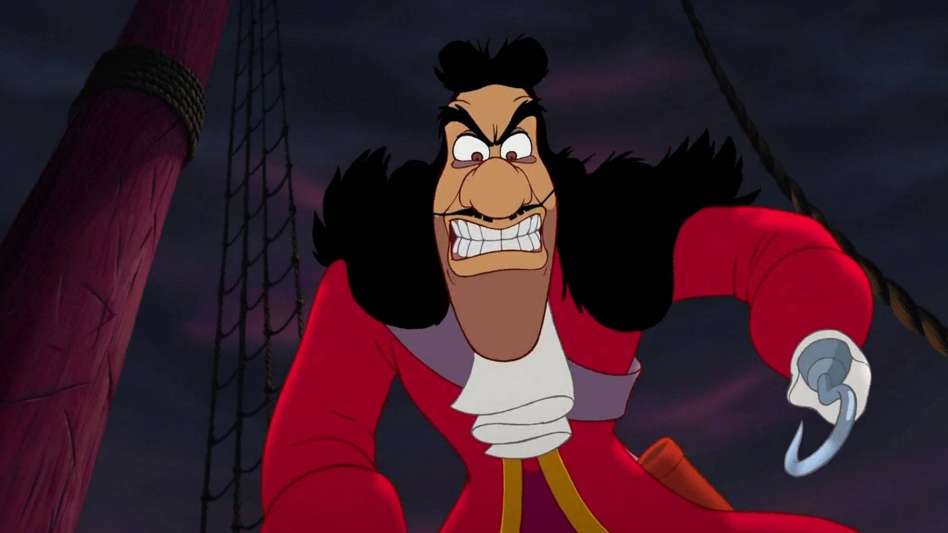 Angry Captain Hook Background