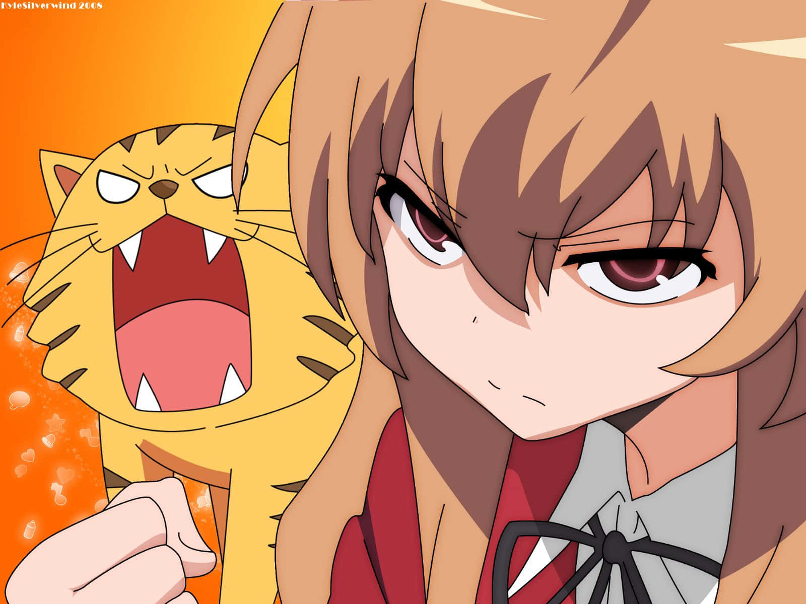 Angry Cat Taiga Aisaka Background