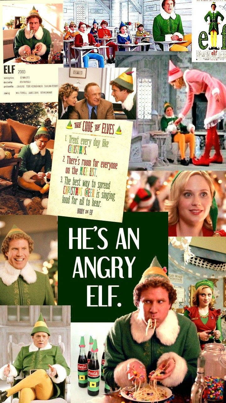 Angry Christmas Elf Background