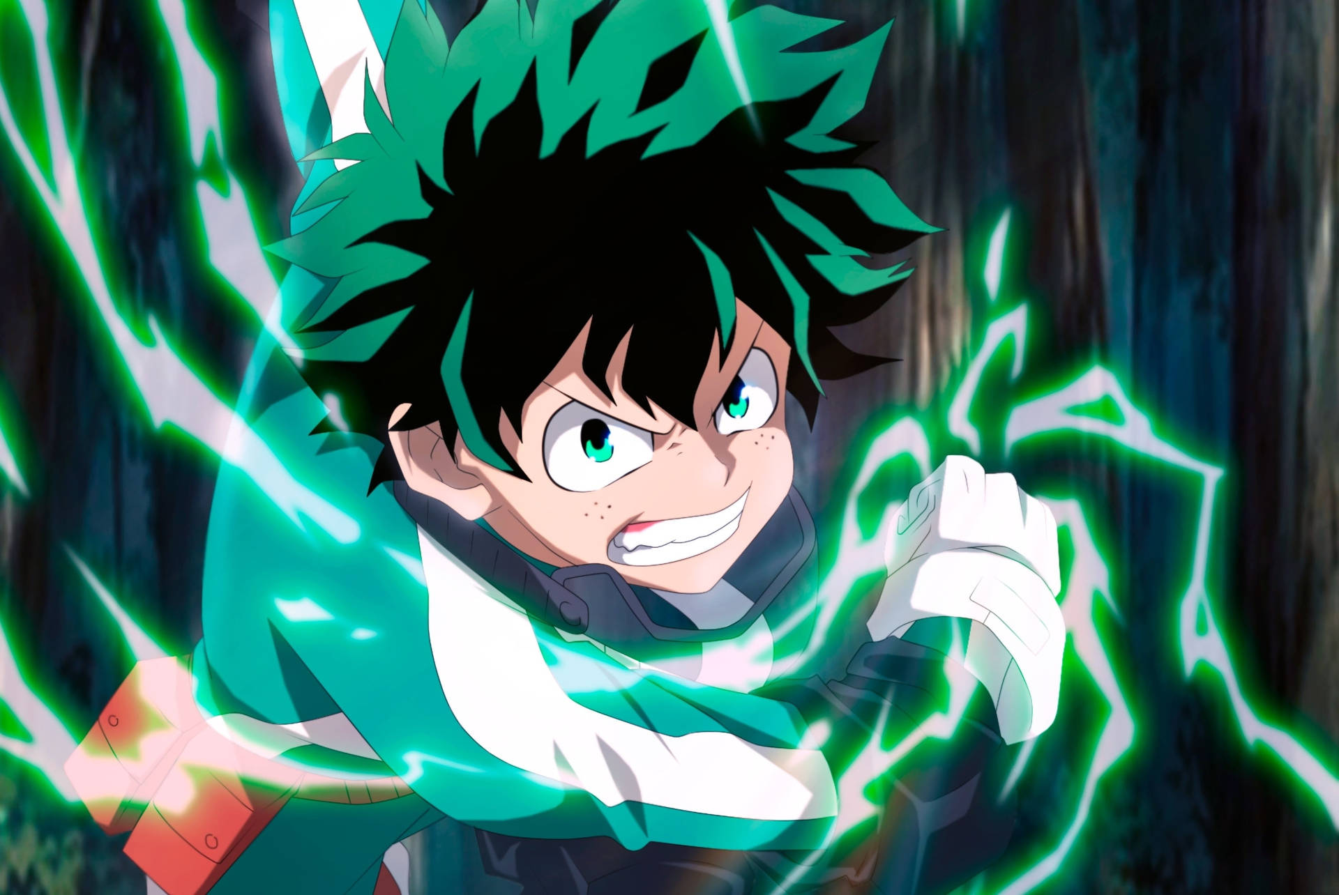 Angry Deku Pfp Green Thunder