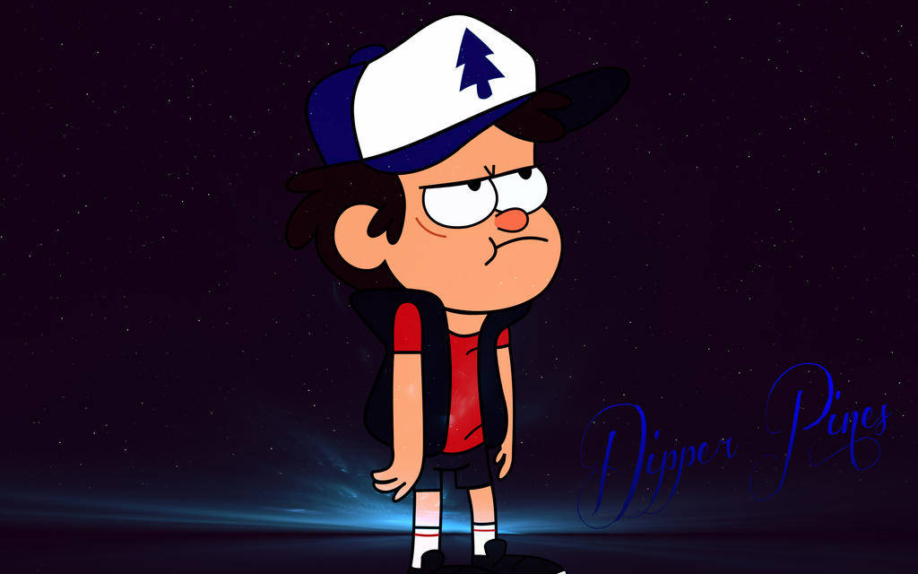 Angry Dipper Pines Art Background