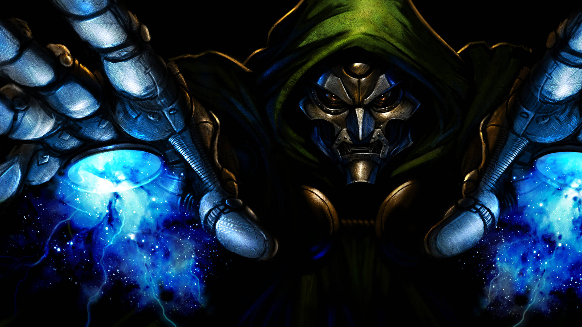 Angry Dr. Doom 4k Background