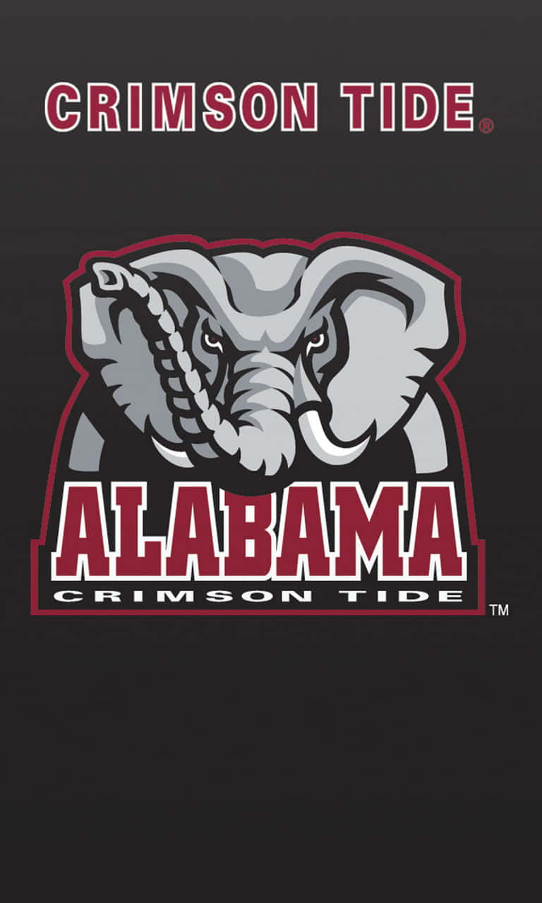 Angry Elephant Alabama Football Logo Background