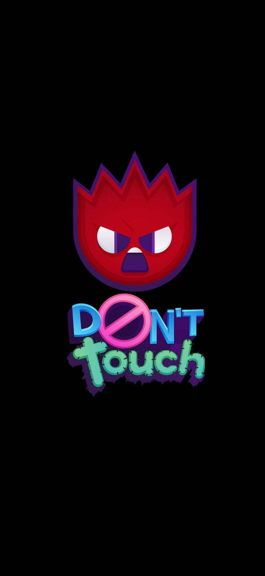 Angry Emoji Don’t Touch My Ipad Background