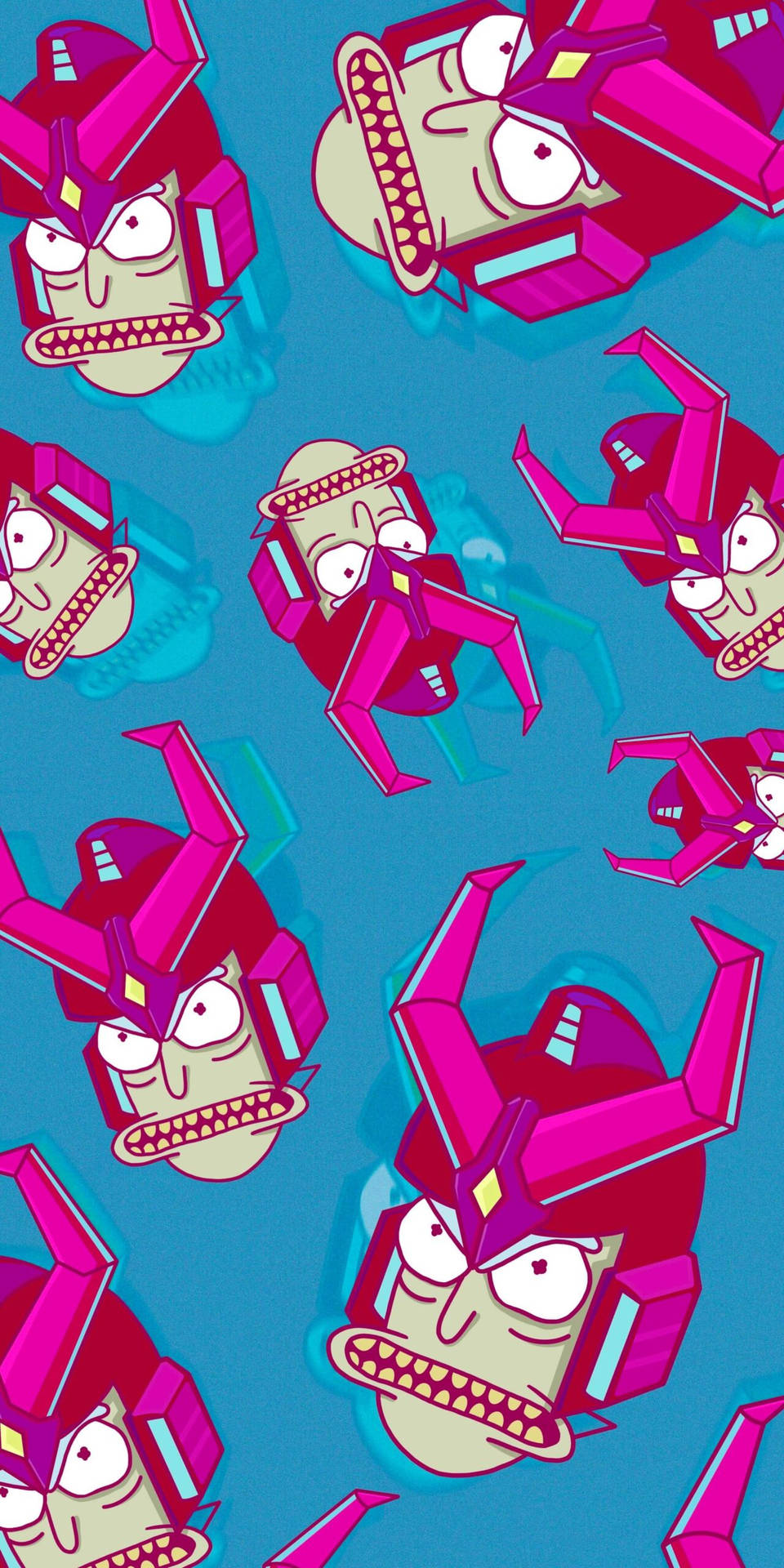 Angry Evil Rick Sanchez Background