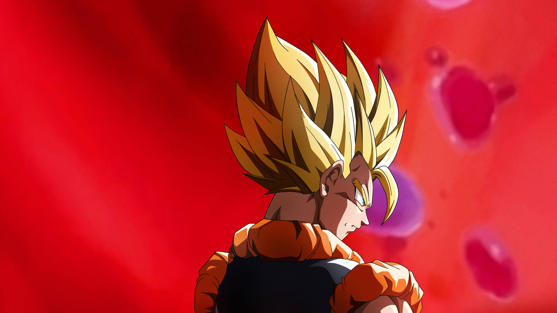Angry Face Gogeta Background
