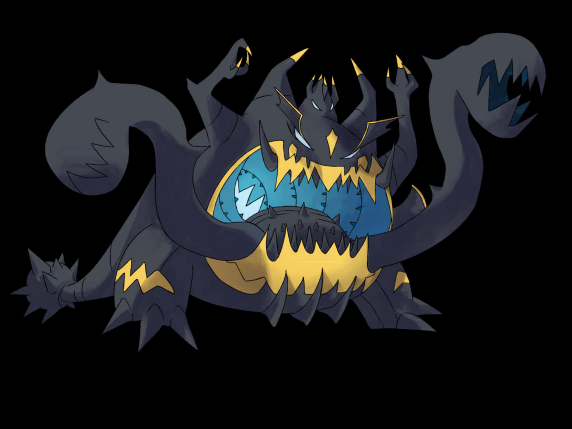 Angry Guzzlord Facing Right Background