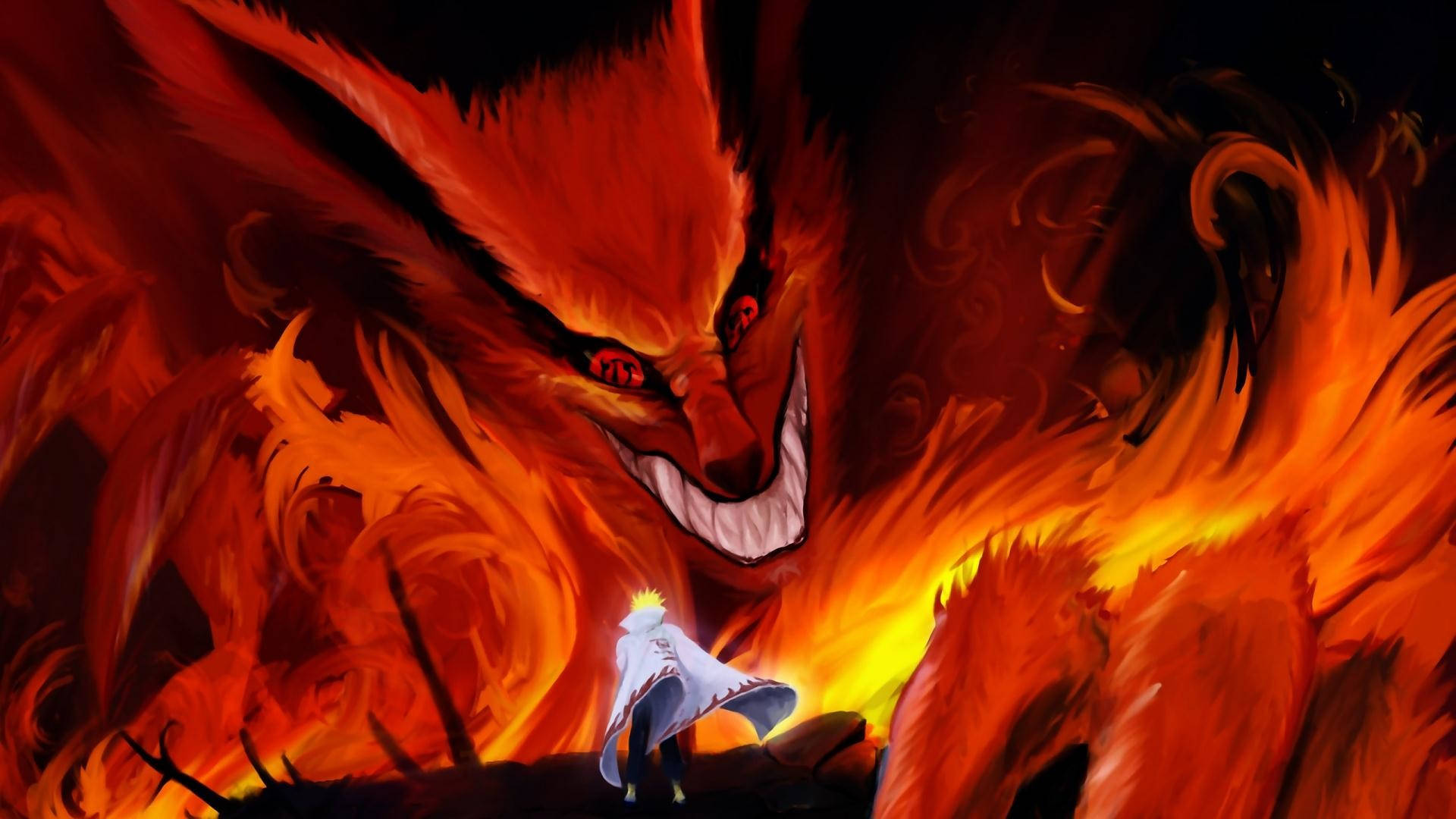 Angry Kurama Naruto Hd Background