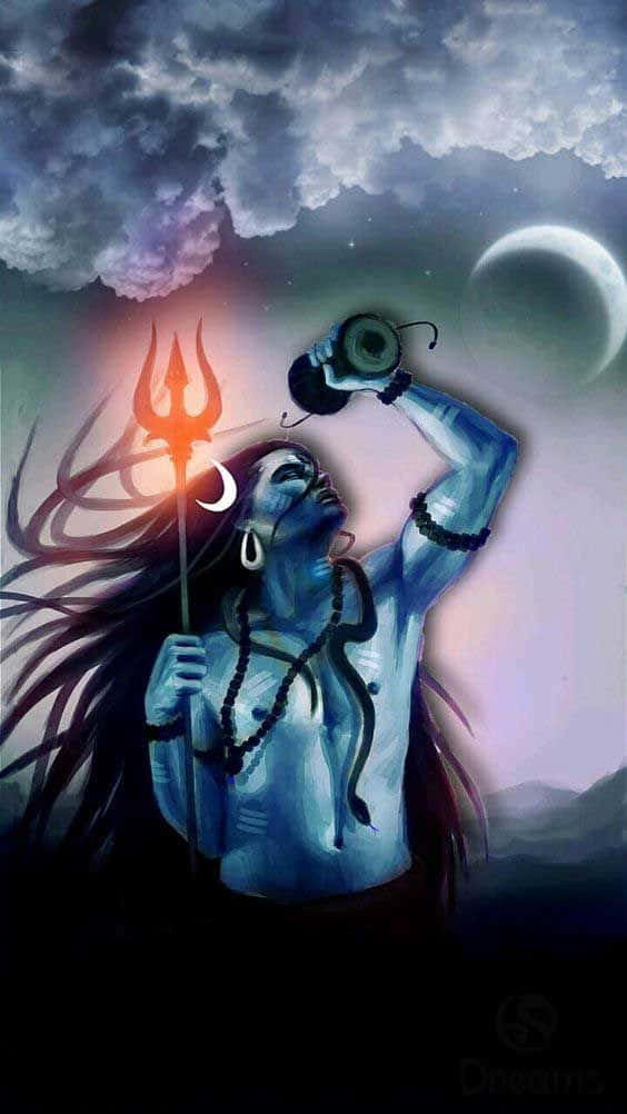 Angry_ Mahadev_ H D_ Artwork Background