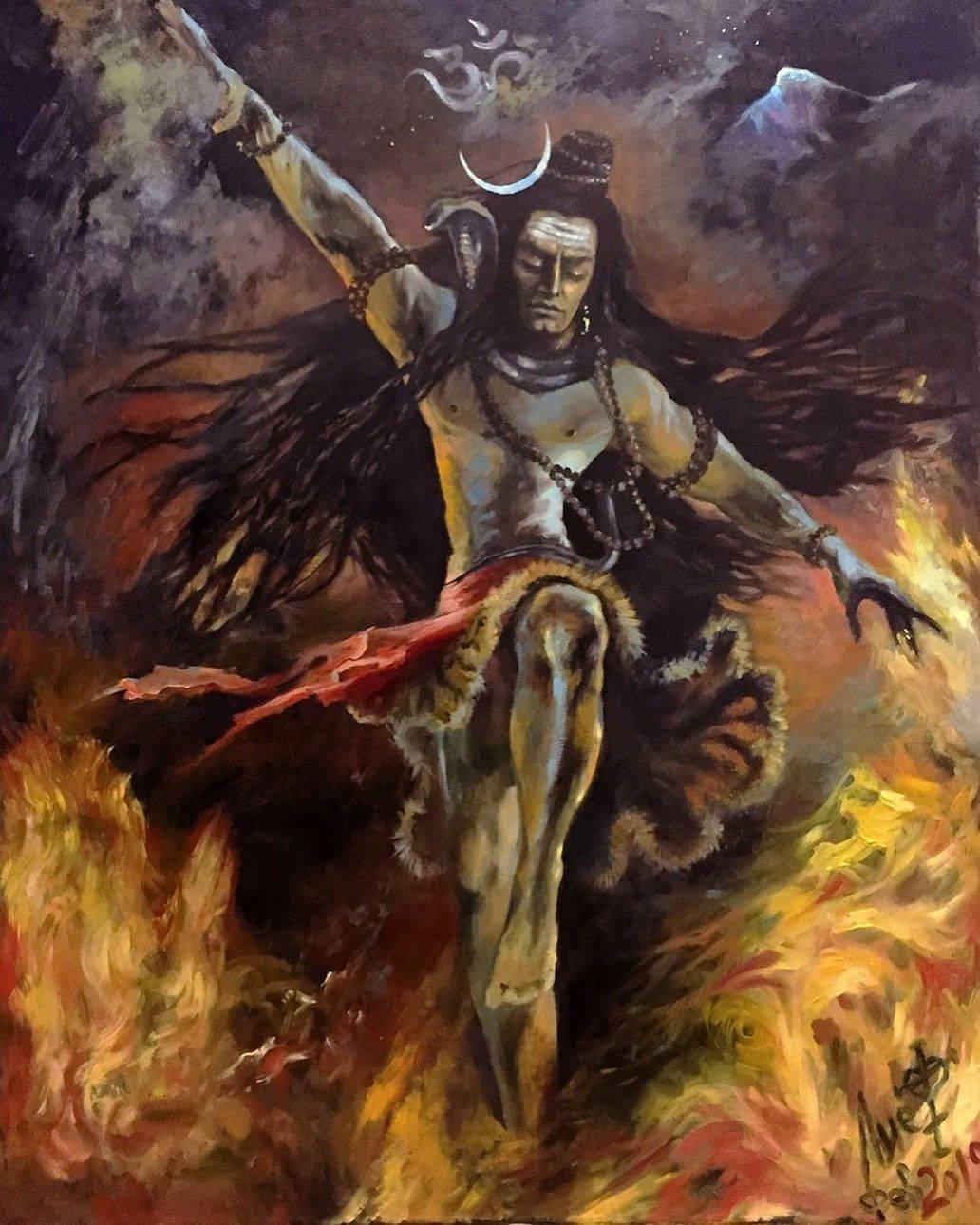 Angry Mahadev Hd Art